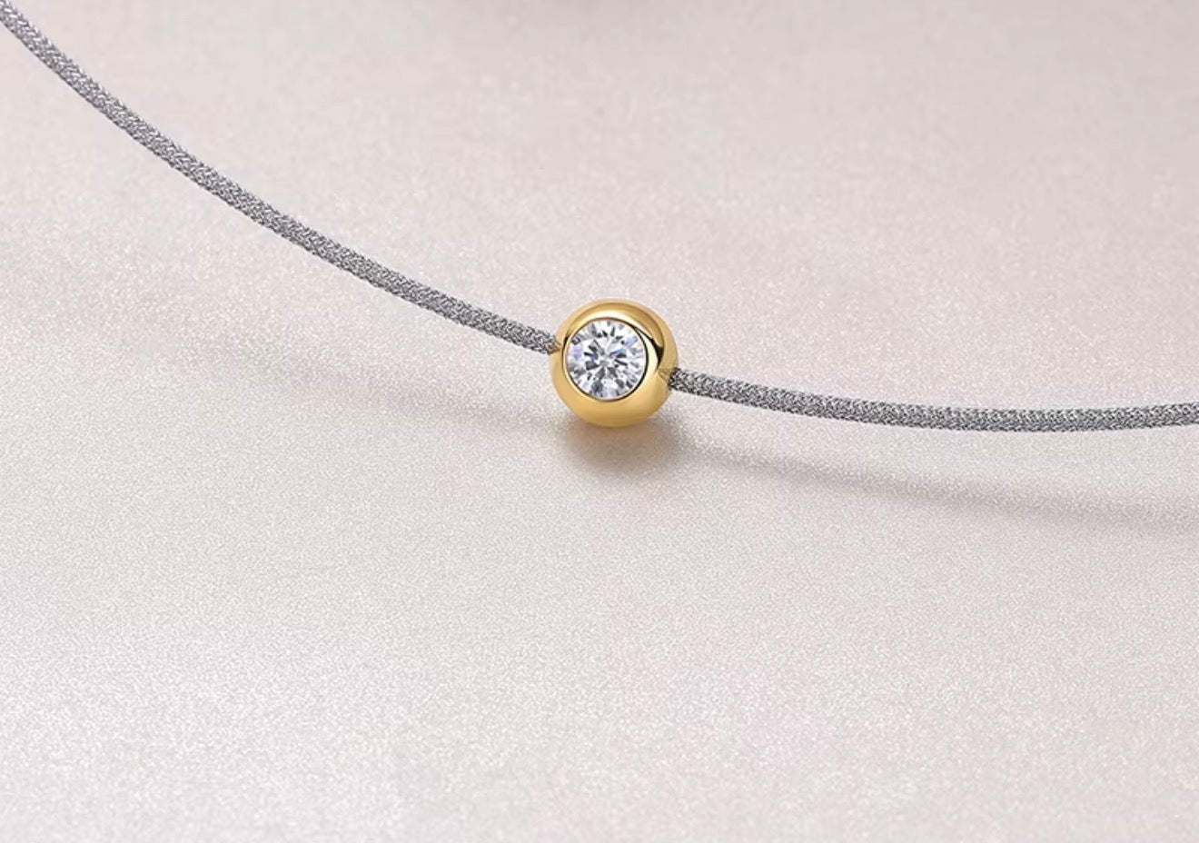 Lina Moissanite Adjustable Bracelet