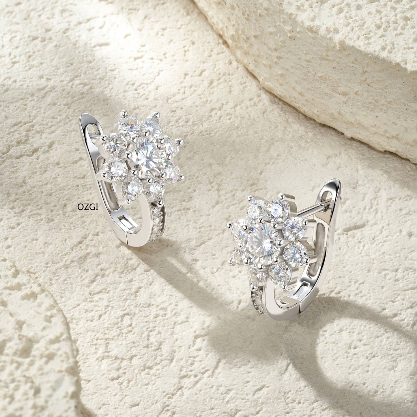 OZGI Snow Bloom Earrings