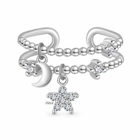 OZGI Luna Star Ring