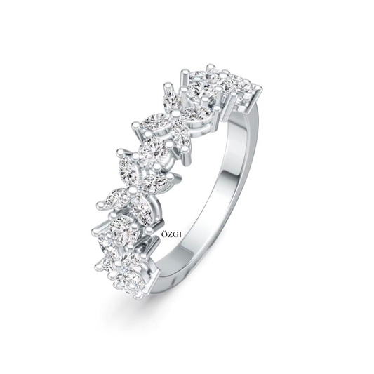 OZGI “Noura” Floral Eternity Ring