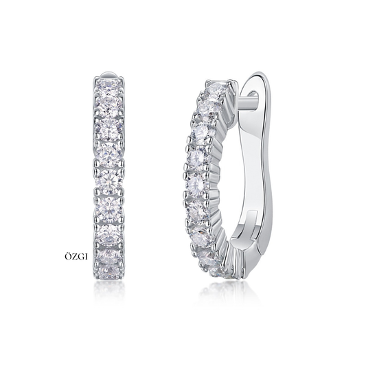 OZGI Noor Hoop Earrings – 4MM