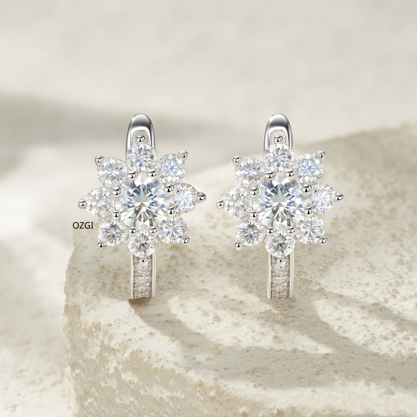OZGI Snow Bloom Earrings