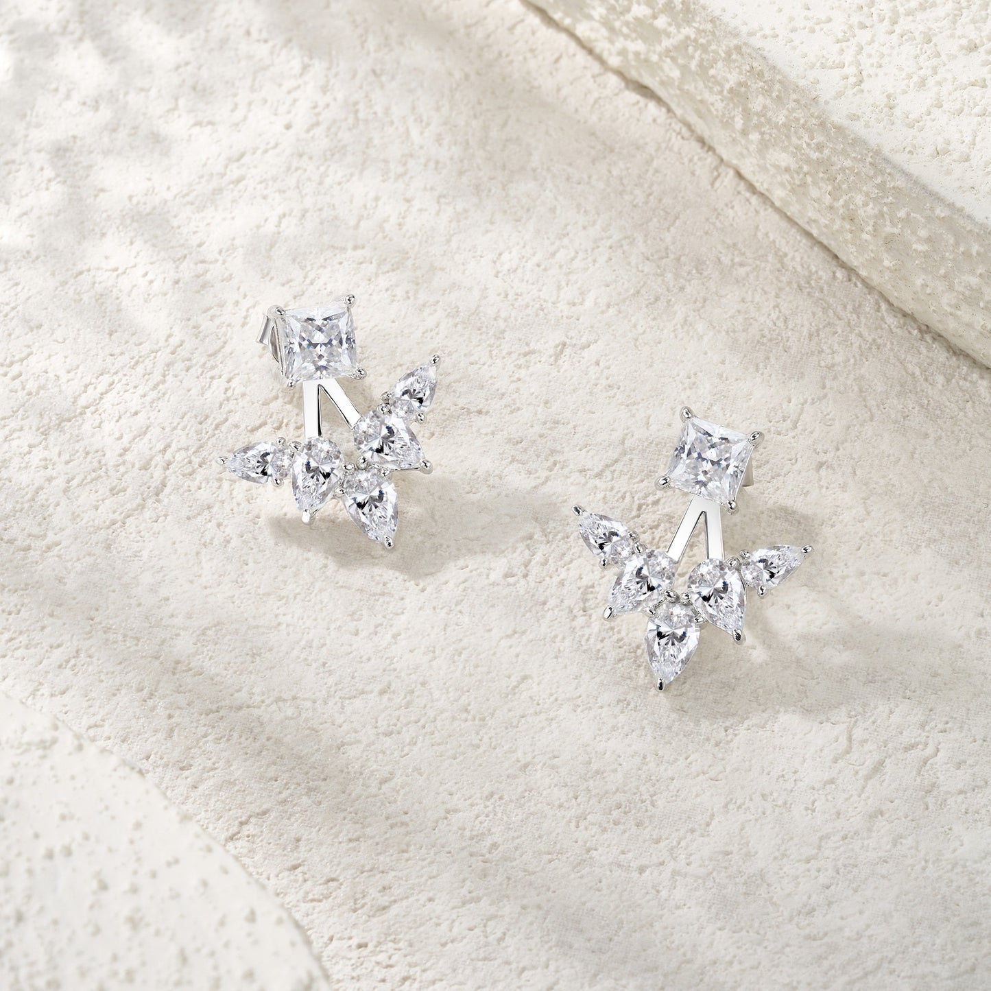 Marquise Ear Jacket Earrings