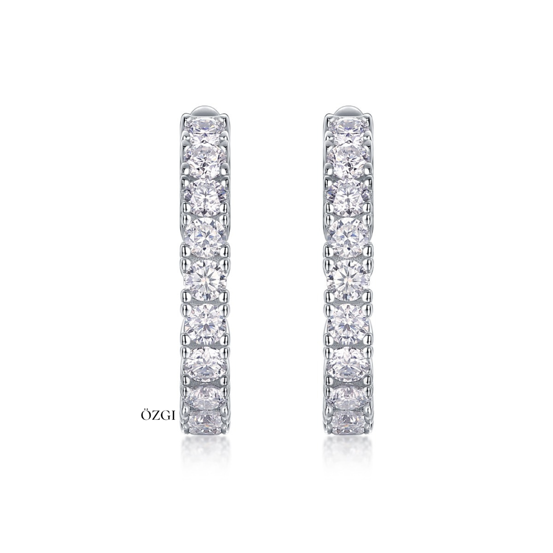 OZGI Noor Hoop Earrings – 4MM