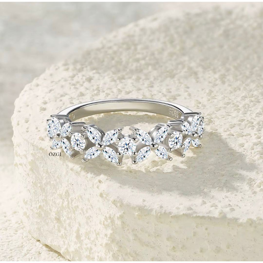 OZGI “Noura” Floral Eternity Ring