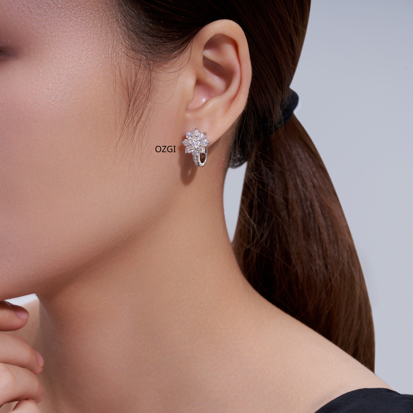 OZGI Snow Bloom Earrings