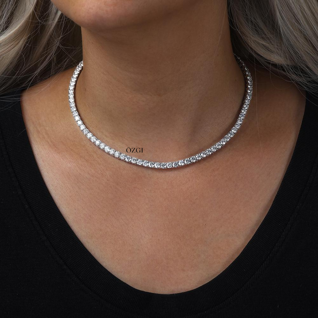 OZGI Celeste Tennis Necklace
