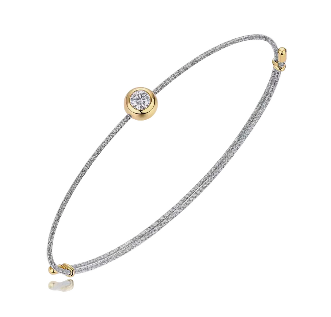Lina Moissanite Adjustable Bracelet