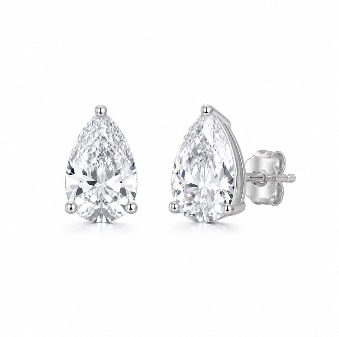 Layan Pear Stud Earrings