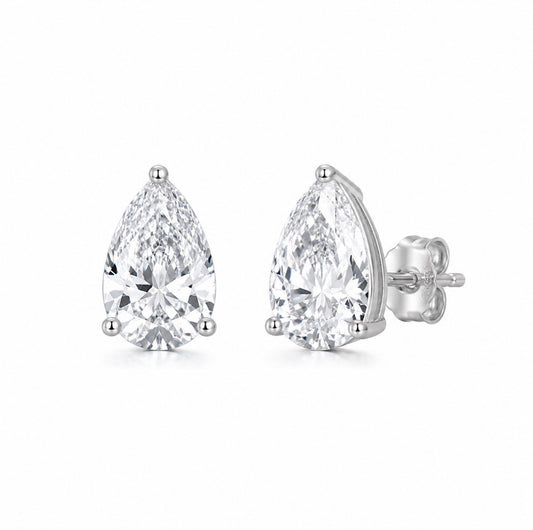 Layan Pear Stud Earrings