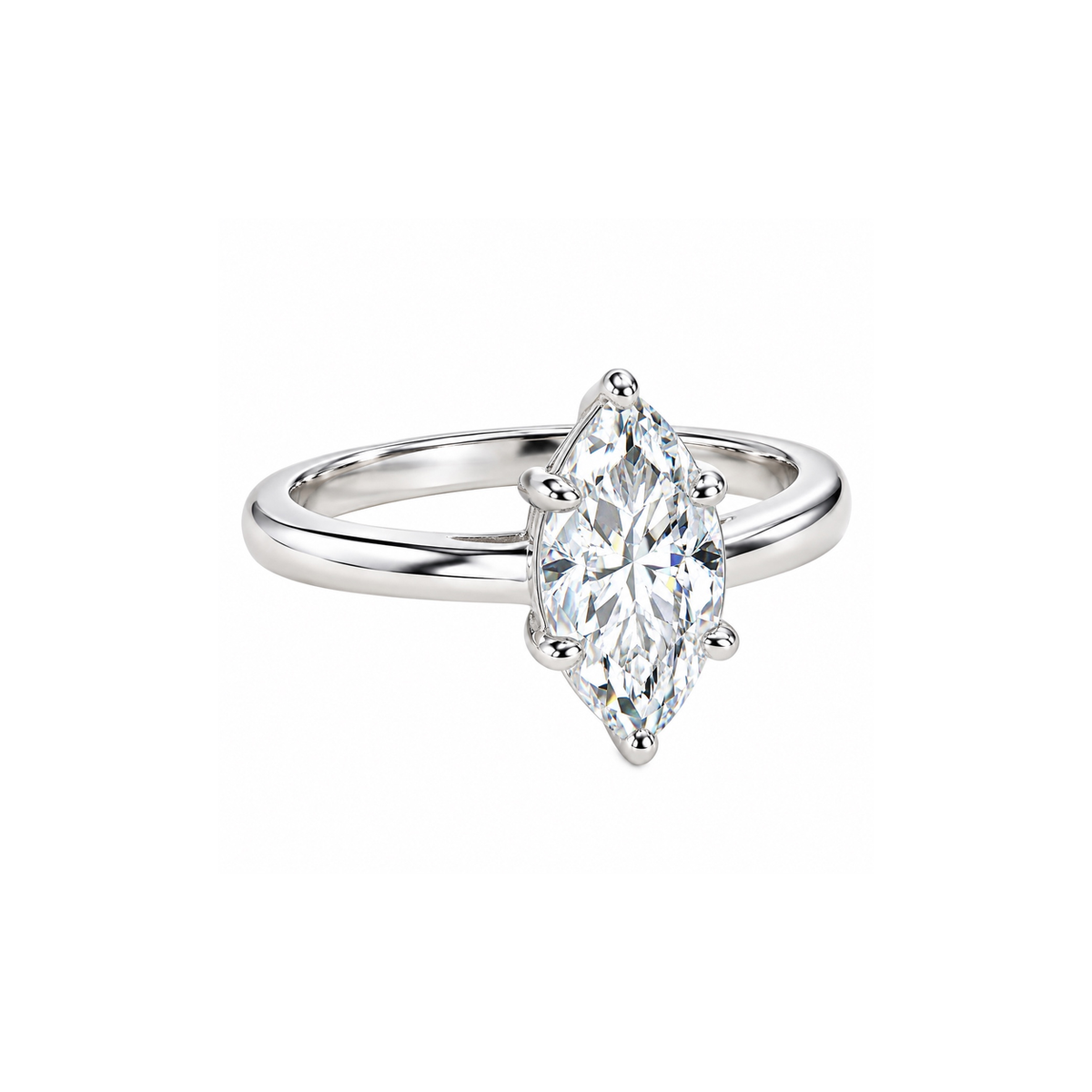 Layla Marquise Solitaire Ring