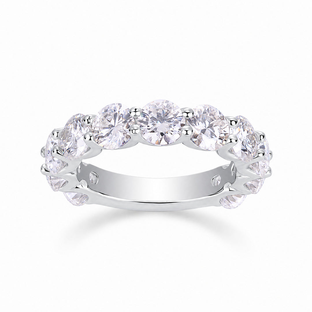 Luna Half Eternity Ring