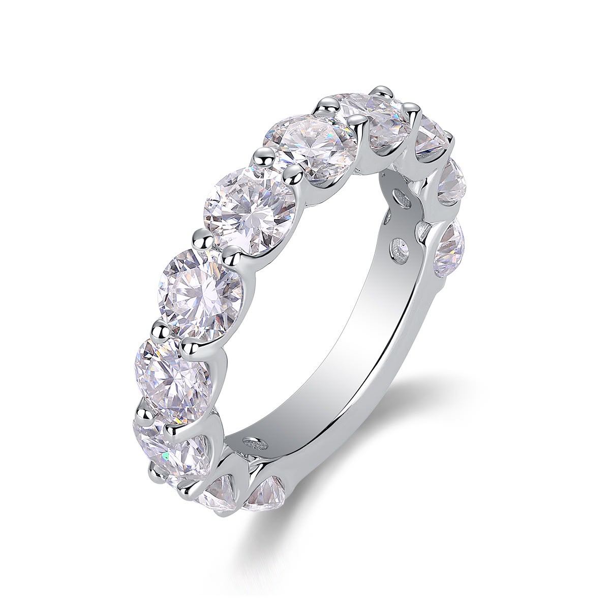 Luna Half Eternity Ring